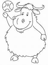 Yak Is Smiling Coloring Page  Free Printable Pages For Kids sketch template