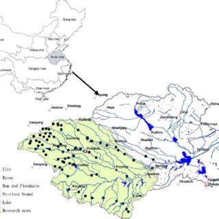 Location of Huai River Basin in China | Download Scientific Diagram