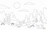 Desert coloring page  Free Printable Coloring Pages sketch template