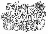 Thanksgiving Coloring Pages sketch template