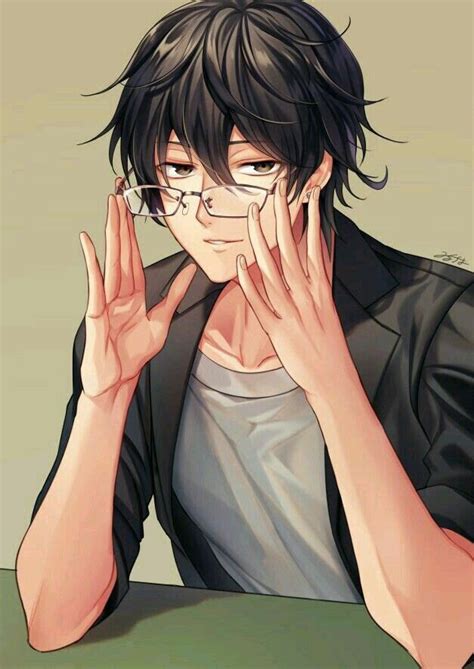 Pin by Sky Flakes on Cool Anime Boys | Anime glasses boy, Anime guys with glasses, Hot anime boy