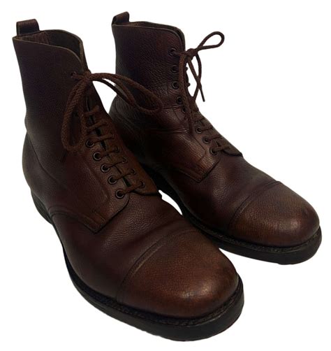 Original WW2 British Army Officers Brown Ankle Boots in Boots, shoes ...