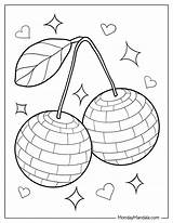 20 Cherry Coloring Pages Free PDF Printables sketch template