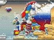 Colors of the World - Modern Portrait of Modern Europe - 3D Map Digital Art by Serge Averbukh ...