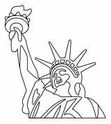 Dibujos De Estatua La Libertad Para Colorear  Páginas Imprimir sketch template