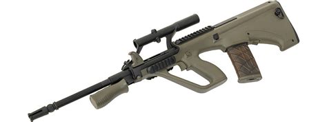 Army Armament Polymer AUG AEG Airsoft Rifle w/ Scope (Color: OD ...