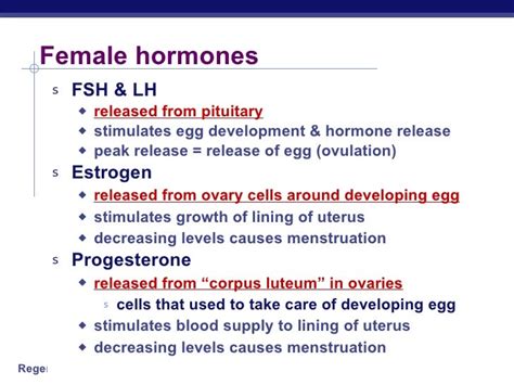 Hormones & Reproduction