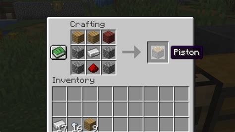 How to Make a Piston in Minecraft | DiamondLobby