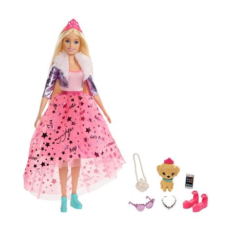 Mattel Barbie Princess Adventure: Deluxe Doll with Puppy and Accessories