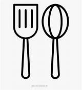 Cooking Utensils Coloring Page sketch template