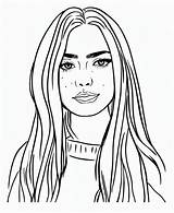 Cute Billie Eilish coloring Page  Download Print Or Color Online For Free sketch template
