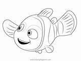 Printable Nemo Coloring Pages sketch template