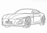 Jaguar Car Coloring Pages To Print  Lukasbragato sketch template
