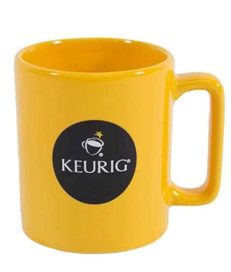 Keurig® Yellow Ceramic Coffee Mug - Keurig.com | Keurig, Mugs, Yellow ceramics