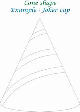Cone Shape Coloring Page Pages sketch template