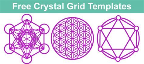 FREE Crystal Grid Templates to download and print - Ethan Lazzerini