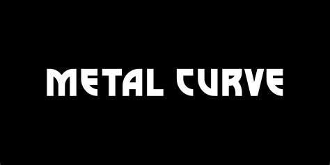 Metal Curve Free Font :: Behance