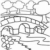 Huge Bridge Coloring Page  Free Printable Pages For Kids sketch template