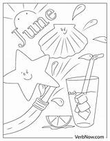 Free June Coloring Pages sketch template
