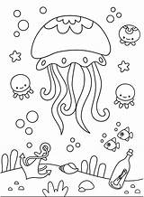 Jellyfish Coloring Pages Forfree Printable P  Vrogueco sketch template