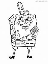Spongebob Squarepants Coloring Pages Free Printable Kids sketch template
