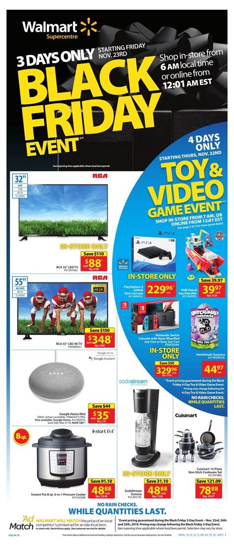 Walmart Black Friday 2023 Deals: Ad Scan Released | Black friday ...