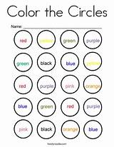 Color The Circles Coloring Page  Twisty Noodle sketch template