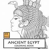 Egyptian Coloring Page sketch template