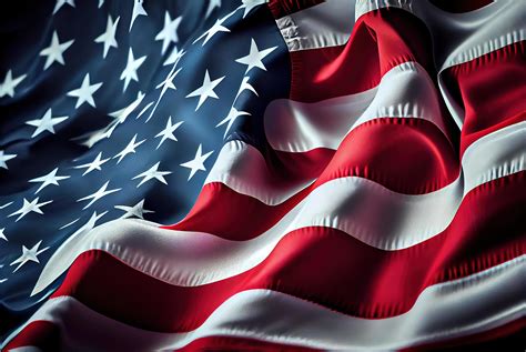 Waving American flag close-up. Memorial Day or 4th of July. 22428316 Stock Photo at Vecteezy