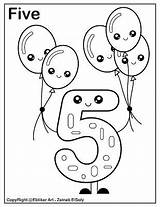 Printable Number 5 Coloring Page  Kidsworksheetfun sketch template