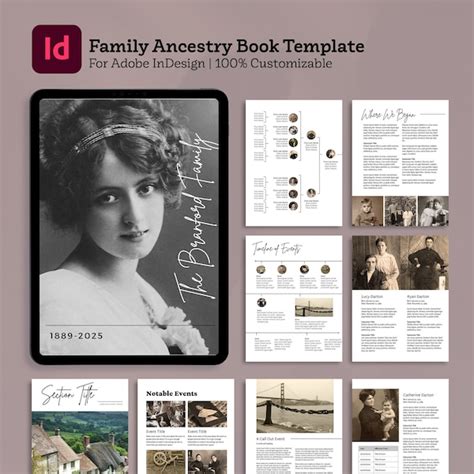 Family Tree Template - Etsy