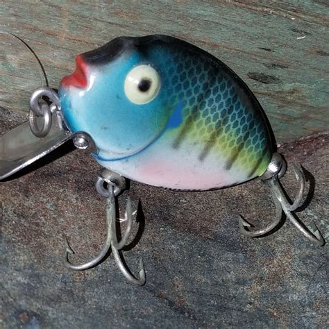 Heddon Bluegill Tiny Punkinseed Vintage fishing lure | Etsy | Vintage ...