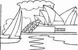 Opera House In Sydney coloring Page  Free Printable Coloring Pages sketch template