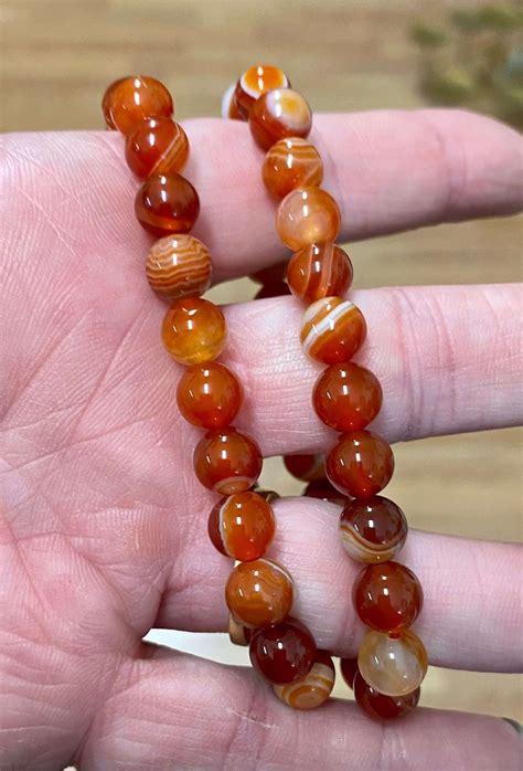 Vitalizing Carnelian Bracelet | J&J Crystals and Rocks