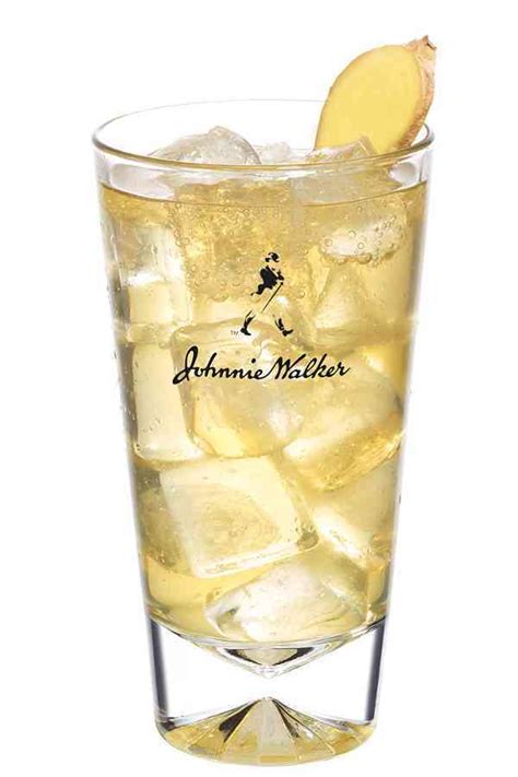 Johnnie Walker Ginger recipe ingredients - How to make a Johnnie Walker Ginger cocktail drink