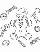 Disegni Di Natale Omino Pan Zenzero  HD sketch template