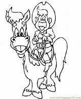 Coloring Pages Cowboy Page 15 Cartoons > Cowboys  Free sketch template