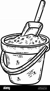 Pail And Shovel Coloring Pages sketch template