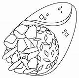 Burrito coloring Page  ColouringPages sketch template