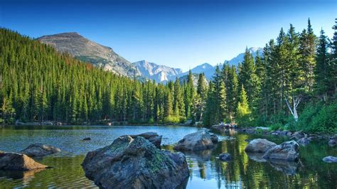 mountains, Landscape, Nature, Mountain, Lake, Forest Wallpapers HD / Desktop and Mobile Backgrounds