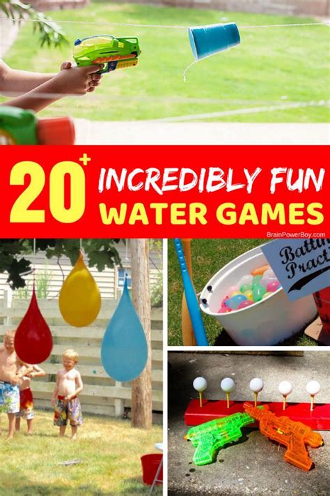 20+ Backyard Water Games That Are Incredibly Fun! | Summer activities for kids, Backyard water ...