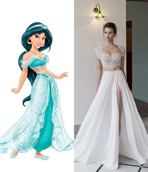 Princess Jasmine Wedding Dress Costume