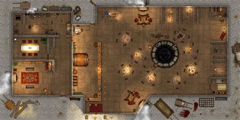 r/battlemaps - The Yawning Portal map (2800 x 1400) made with ...