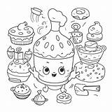 Sugar Free Coloring Page New Shopkins Pages Outline Sketch  sketch template
