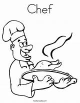 Chef Coloring Page  Twisty Noodle sketch template