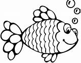 Rainbow Fish Preschool Templates Sketch Coloring Page sketch template