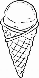 Ice Cream Cone Coloring Page  Ice cream coloring Pages cone sketch template