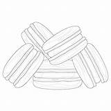 Macarons Dolcilibro Da Colorare antistress Per Bambini E Adulti  sketch template
