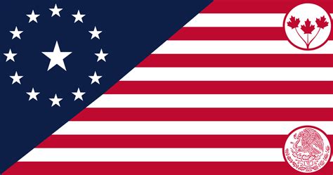 Pre War America flag from Fallout but this time it represents the Occupied/Annexed countries and ...