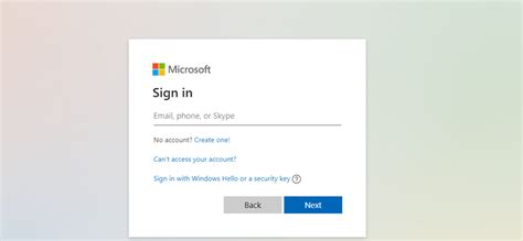 How to Login using Your Microsoft Account